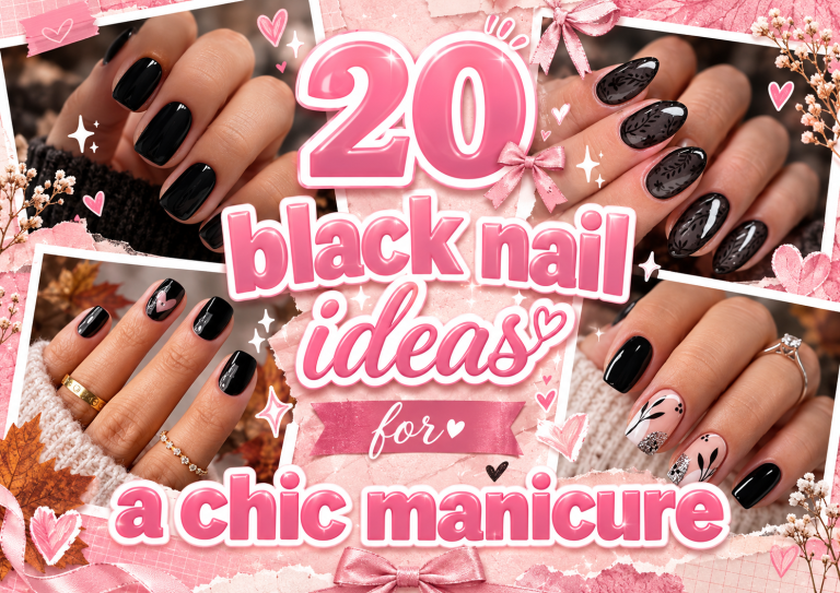 22 Black Nail Ideas for a Chic and Edgy Manicure