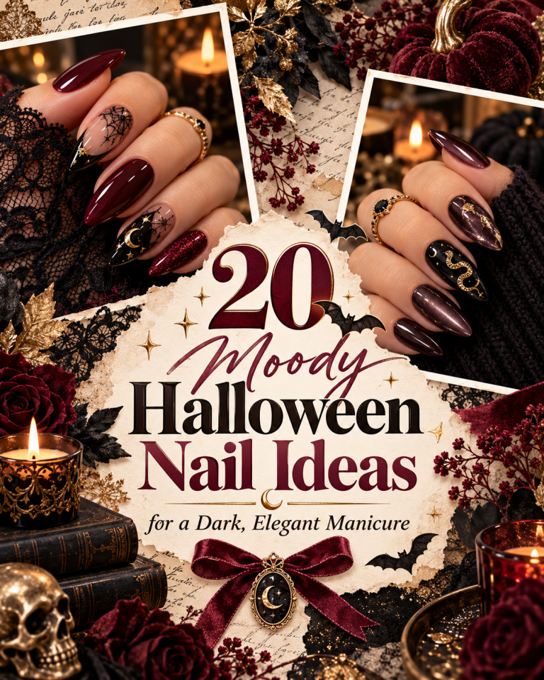 20 Moody Halloween Nail Ideas for a Dark, Elegant Manicure
