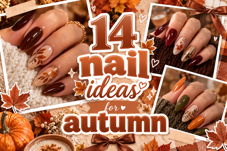 14 Autumn Leaf Nail Ideas for a Chic Cozy Manicure