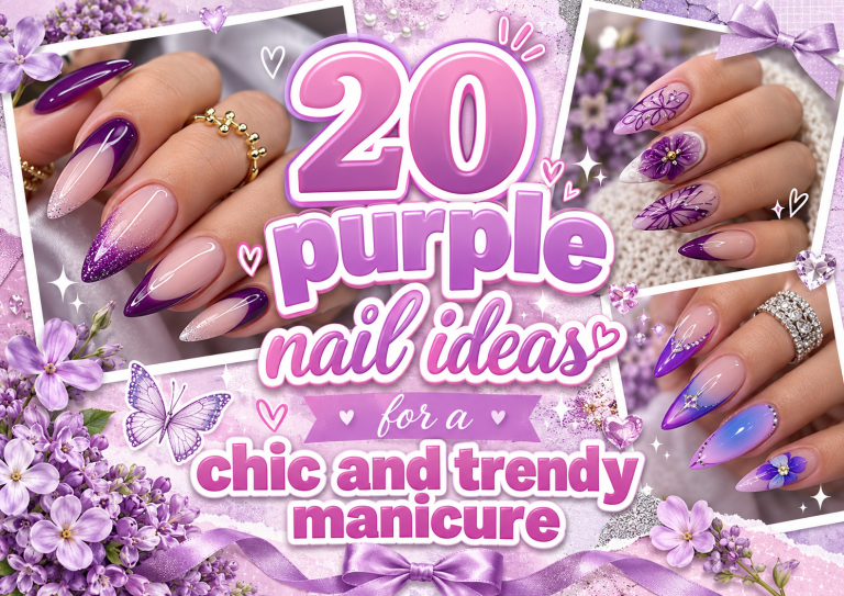 22 Purple Nail Ideas for a Chic and Creative Manicure