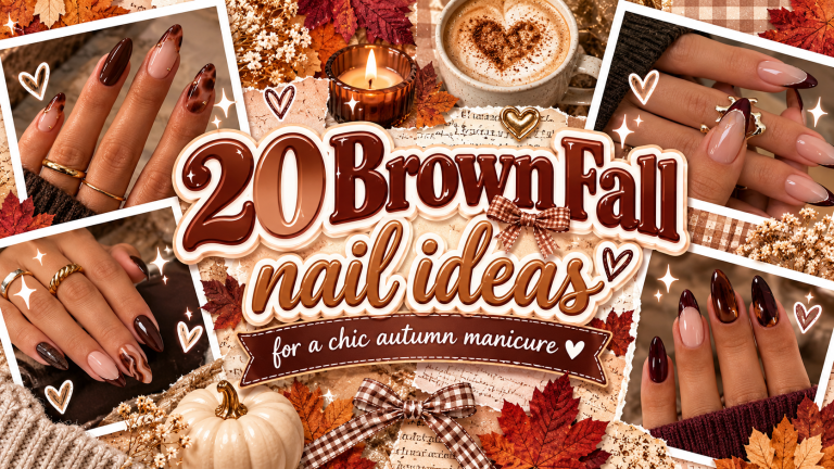 20 Brown Fall Nail Ideas for a Chic Autumn Manicure