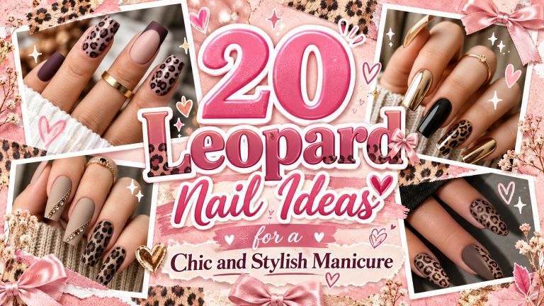 20 Leopard Nail Ideas for a Chic and Stylish Manicure